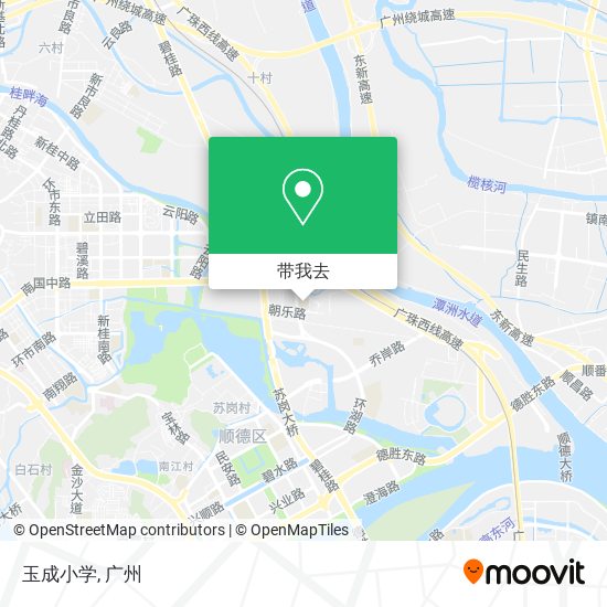 玉成小学地图