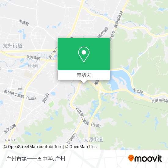 广州市第一一五中学地图