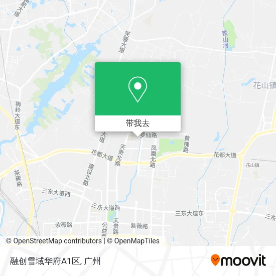 融创雪域华府A1区地图