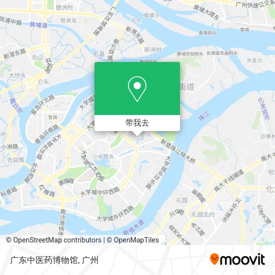 广东中医药博物馆地图