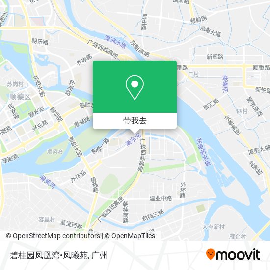 碧桂园凤凰湾•凤曦苑地图