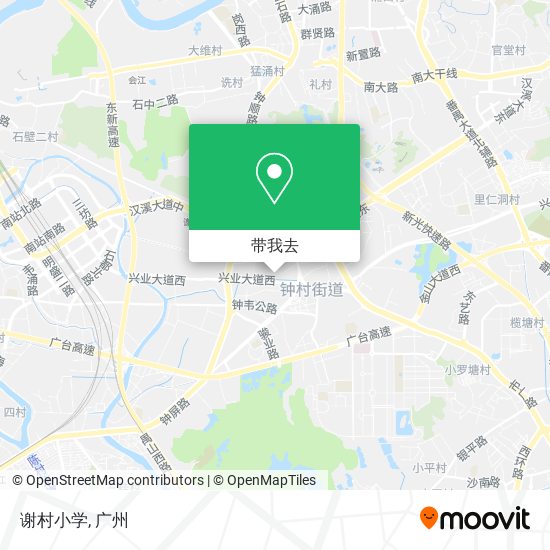 谢村小学地图