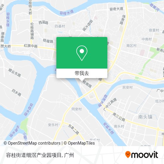 容桂街道细滘产业园项目地图