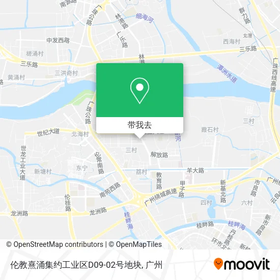 伦教熹涌集约工业区D09-02号地块地图