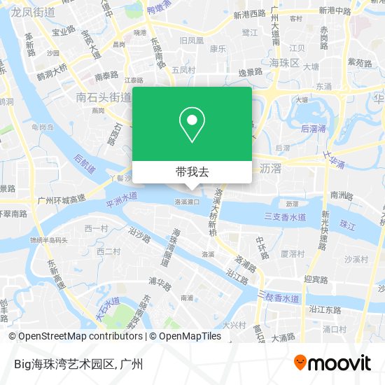 Big海珠湾艺术园区地图