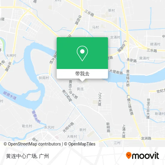 黄连中心广场地图