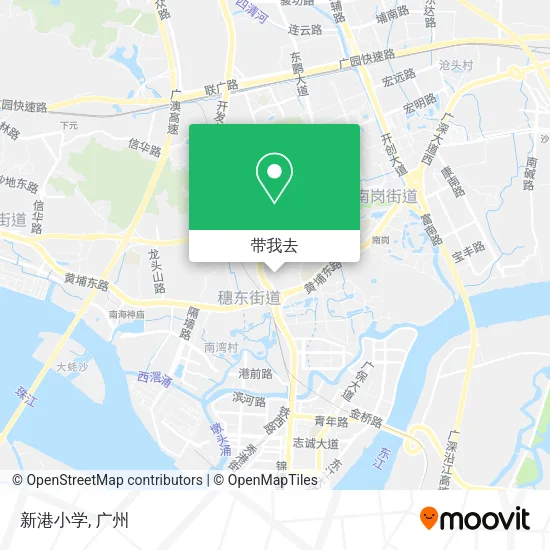 新港小学地图