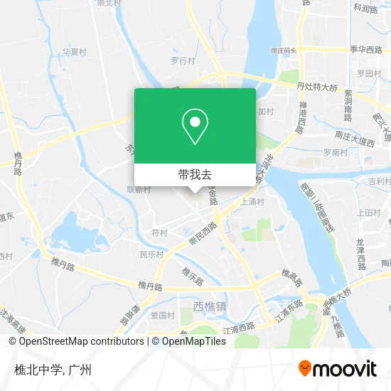 樵北中学地图