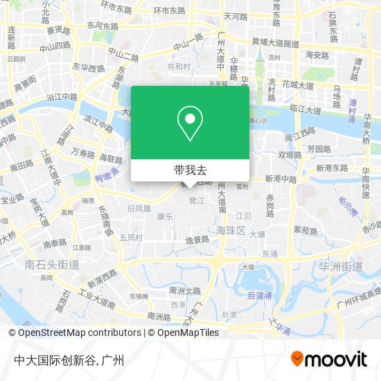 中大国际创新谷地图