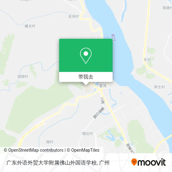 广东外语外贸大学附属佛山外国语学校地图