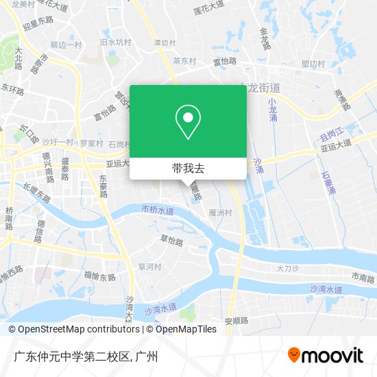 广东仲元中学第二校区地图