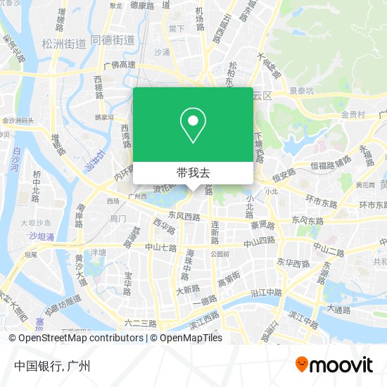 中国银行地图