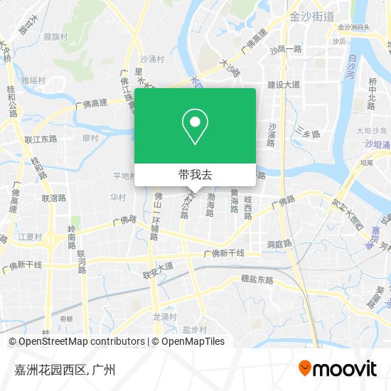 嘉洲花园西区地图