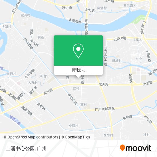 上涌中心公园地图