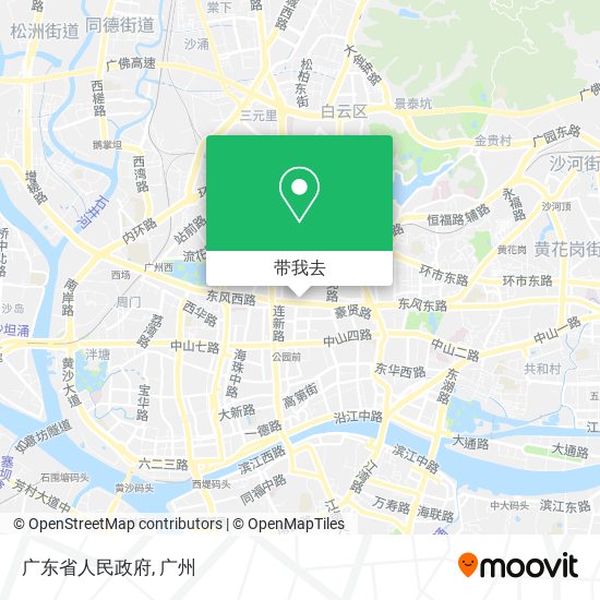 广东省人民政府地图
