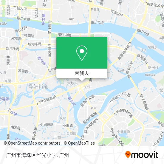 广州市海珠区华光小学地图