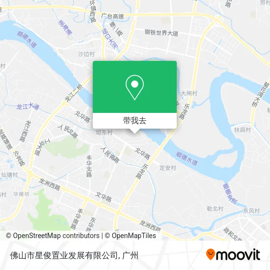 佛山市星俊置业发展有限公司地图