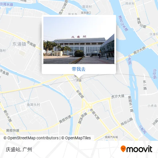 庆盛站地图