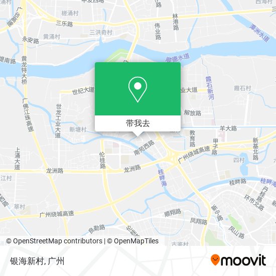 银海新村地图