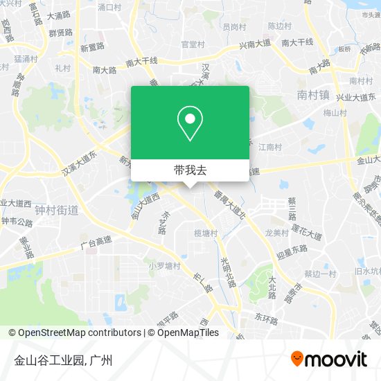 金山谷工业园地图