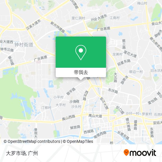 大罗市场地图