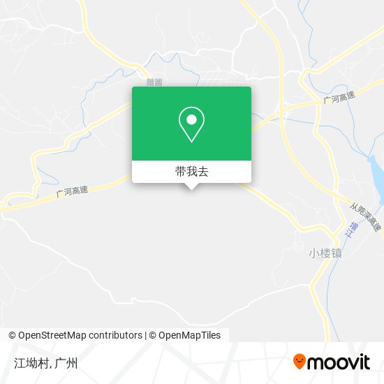 江坳村地图