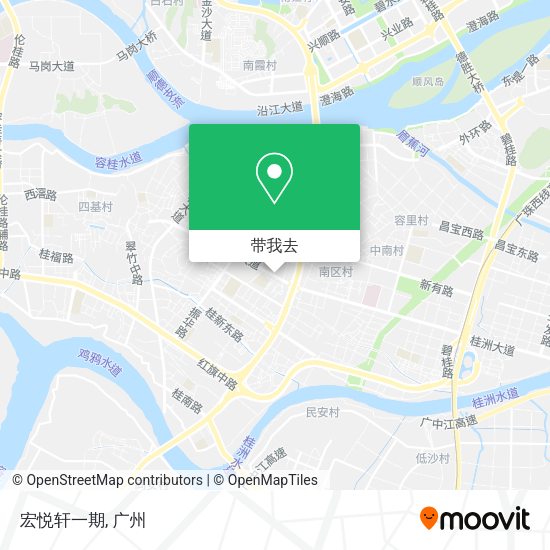 宏悦轩一期地图