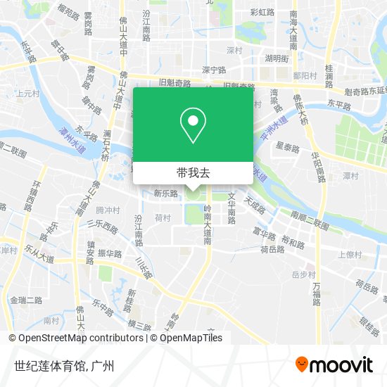 世纪莲体育馆地图