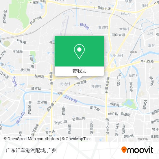 广东汇车港汽配城地图