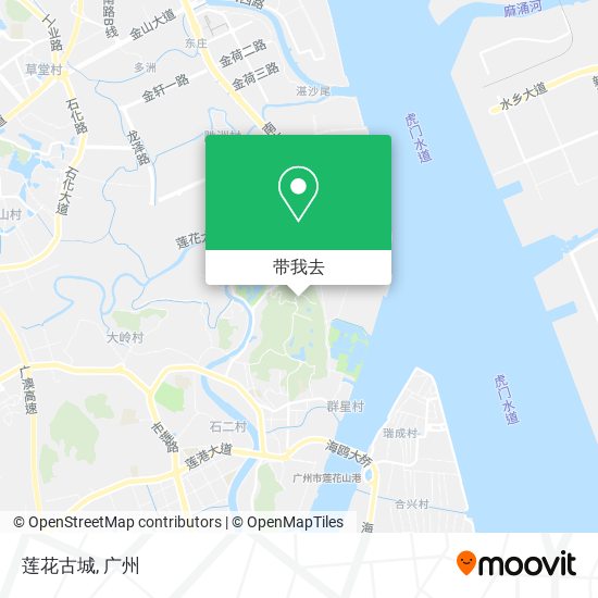 莲花古城地图