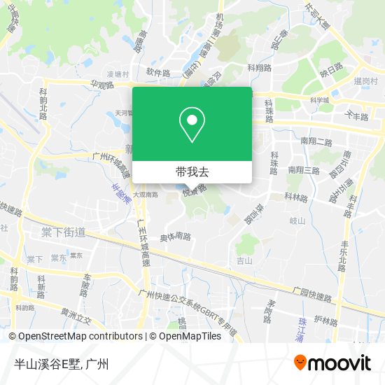 半山溪谷E墅地图
