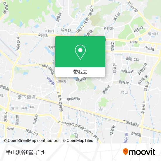 半山溪谷E墅地图