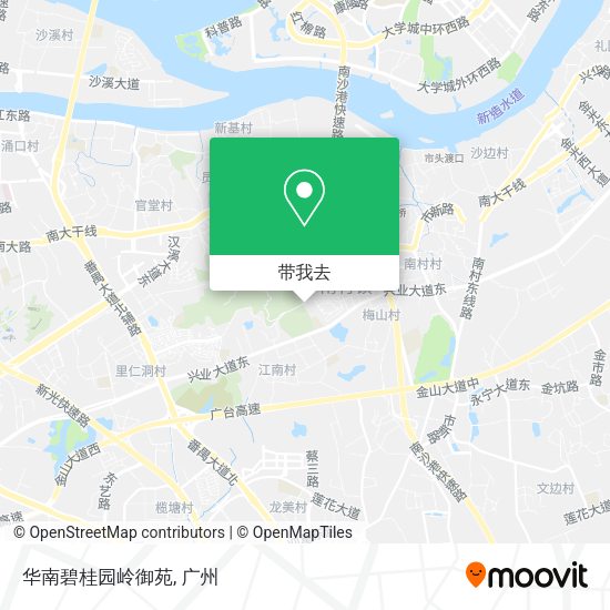 华南碧桂园岭御苑地图