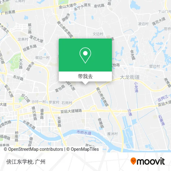傍江东学校地图