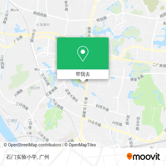 石门实验小学地图