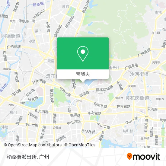 登峰街派出所地图
