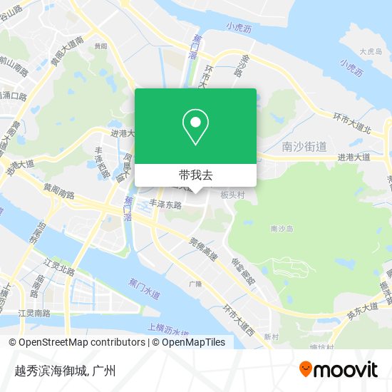 越秀滨海御城地图