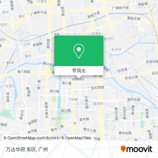 万达华府 东区地图