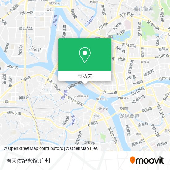 詹天佑纪念馆地图
