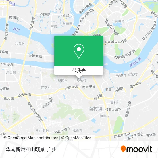 华南新城江山颐景地图