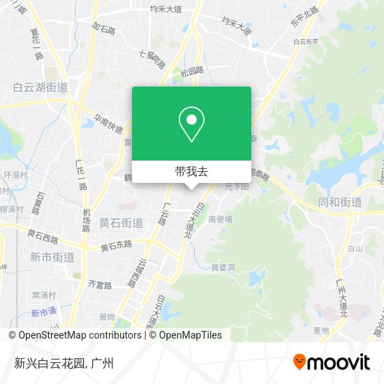 新兴白云花园地图
