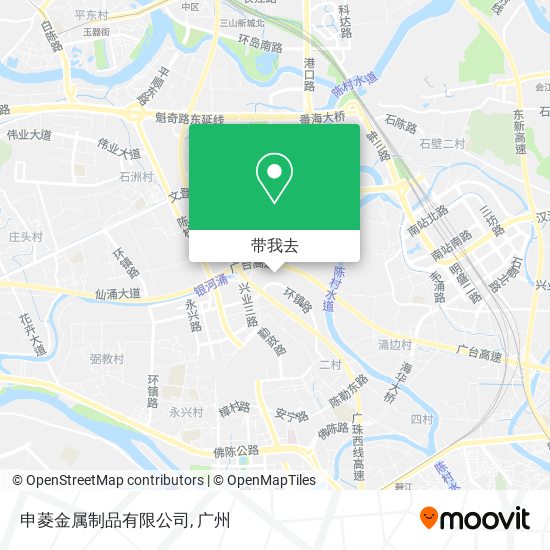 申菱金属制品有限公司地图
