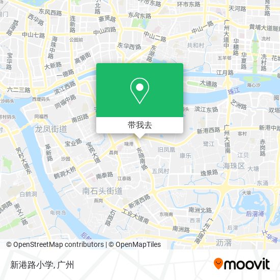 新港路小学地图