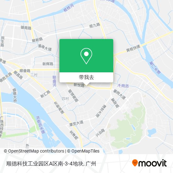 顺德科技工业园区A区南-3-4地块地图