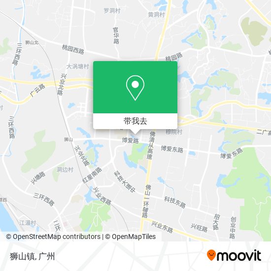狮山镇地图
