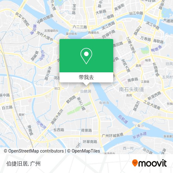 伯捷旧居地图