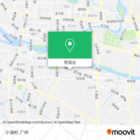 小涌村地图