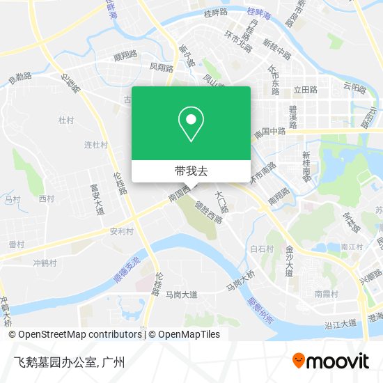 飞鹅墓园办公室地图