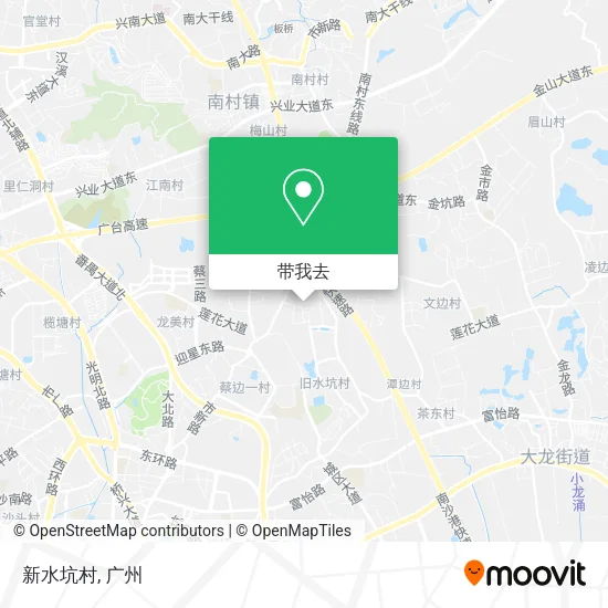 新水坑村地图