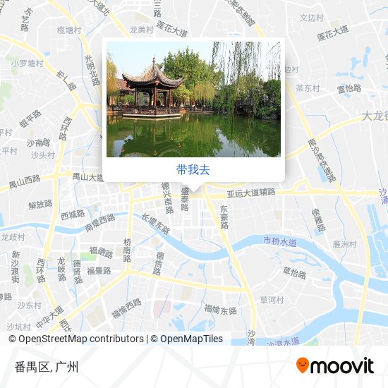 番禺区地图